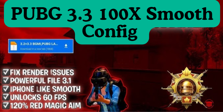 PUBG 3.8 100X Smooth Config Latest